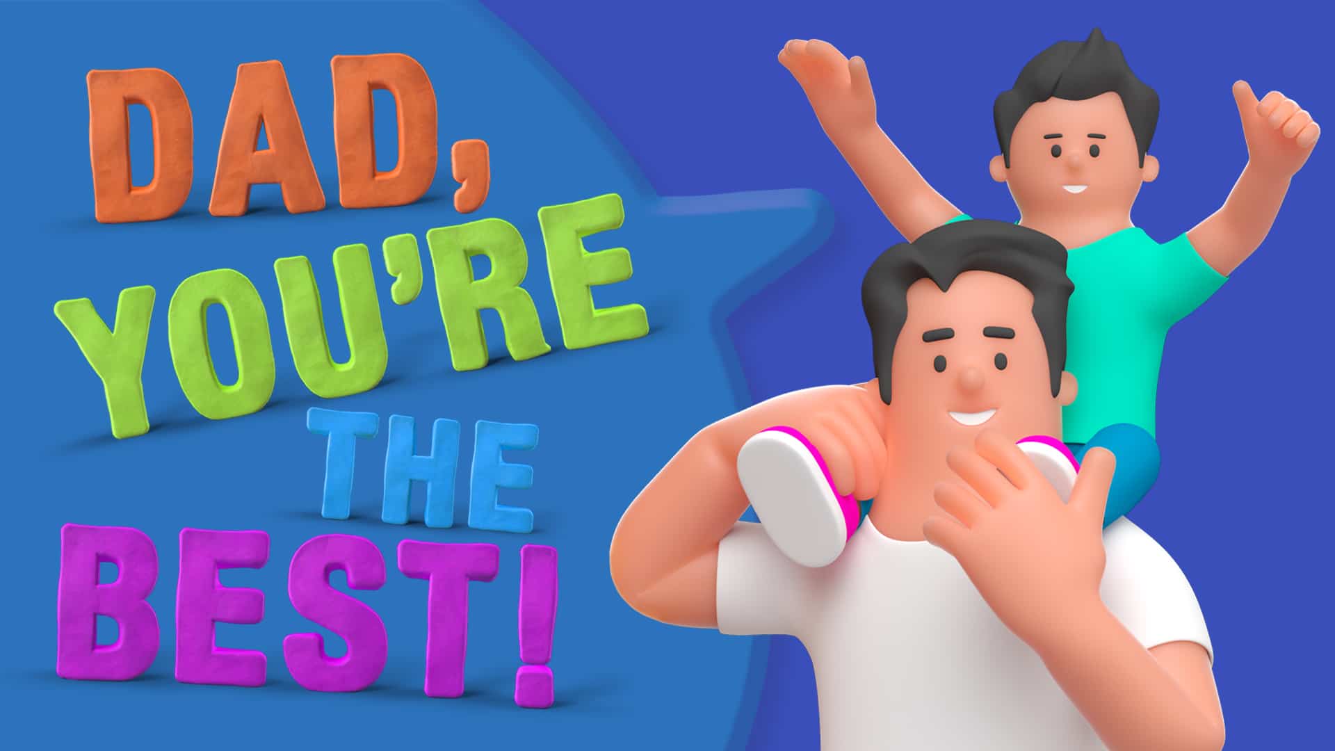 Social Media: Dad You're the Best - Church Visuals - Can Your Dad Be Your Best Man