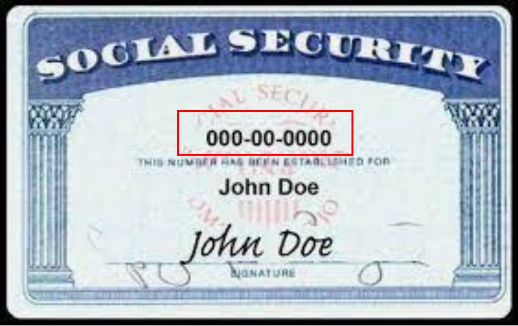 Social Security Number - Ssn Found On Dark Web Capital One