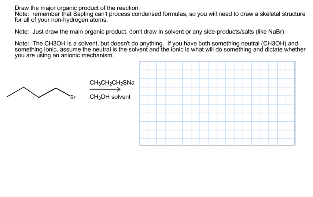Solved Draw the major organic product of the reaction. | Chegg.com - Consider The Pair Of Reactions Draw The Major Organic Product
