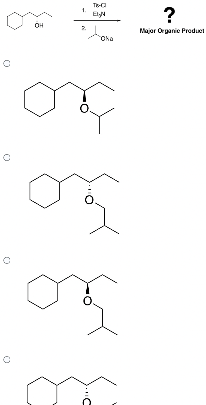 Solved ? Major Organic Product | Chegg.com - Provide The Major Organic Product Of The Following