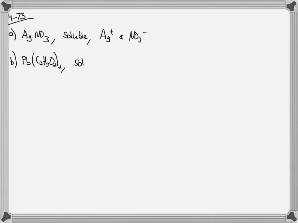 Determine Whether Each Of The Following Compounds Is Soluble