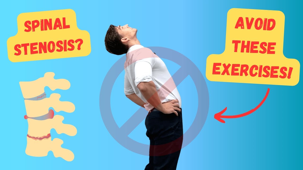 Spinal Stenosis: 3 Exercises to AVOID - YouTube - Exercises For Spinal Stenosis And Sciatica