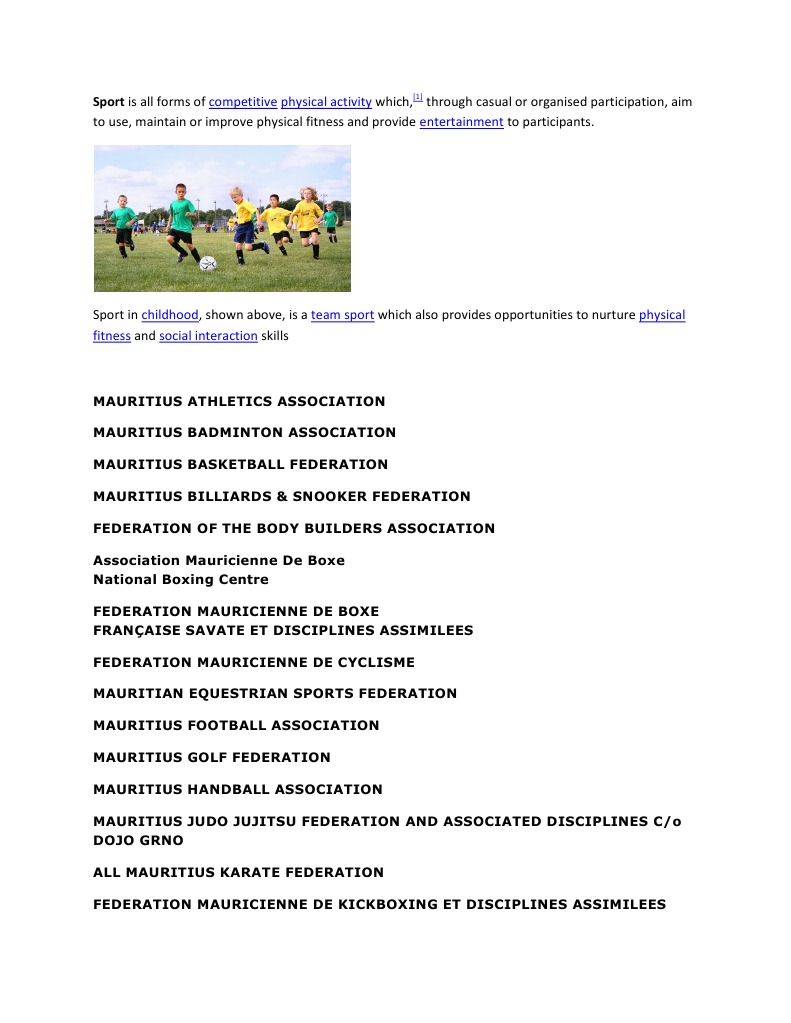 Sport Is All Forms of Competitive Physical Activity Which | PDF - Competitive Sports Are A Form Of Active Leisure.