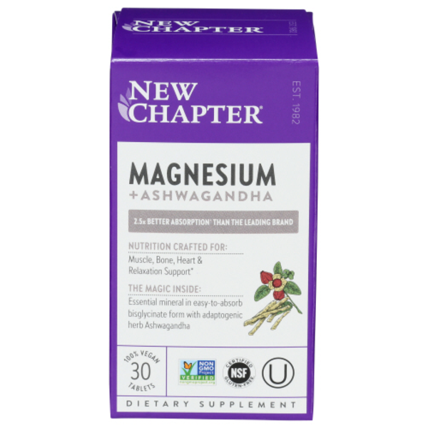 Sprouts Farmers Market New Chapter Magnesium + Ashwagandha, Muscle - Native Balance Magnesium Complex With Ashwagandha
