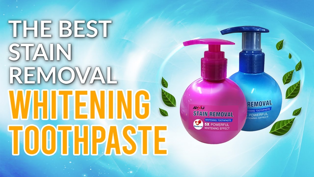 Stain Removal Whitening Toothpaste - YouTube - How To Get Out A Toothpaste Stain