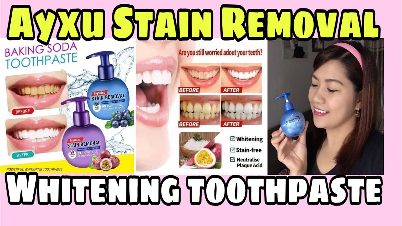 STAIN REMOVAL WHITENING TOOTHPASTE - YouTube - How To Get Out A Toothpaste Stain