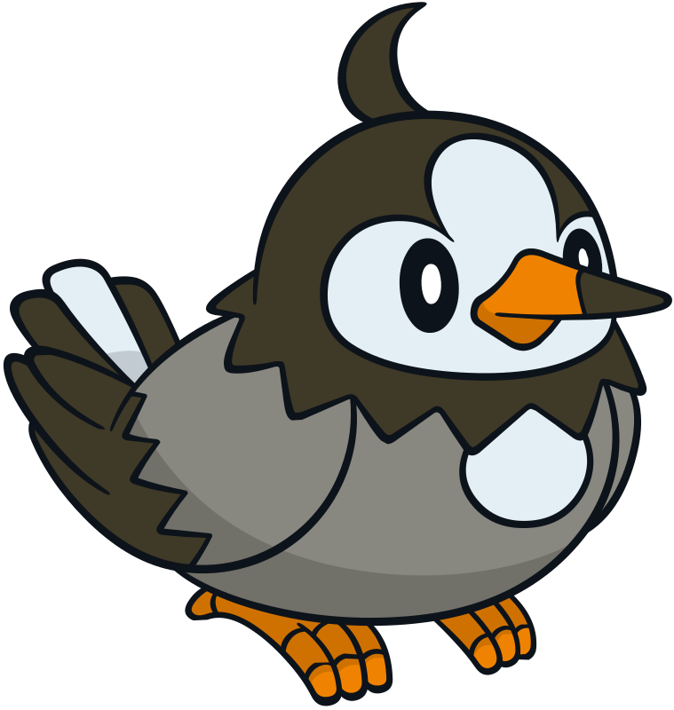 Starly official artwork gallery | Pokémon Database - Starly Momoko Firefly Next-gen Biometric Authentication