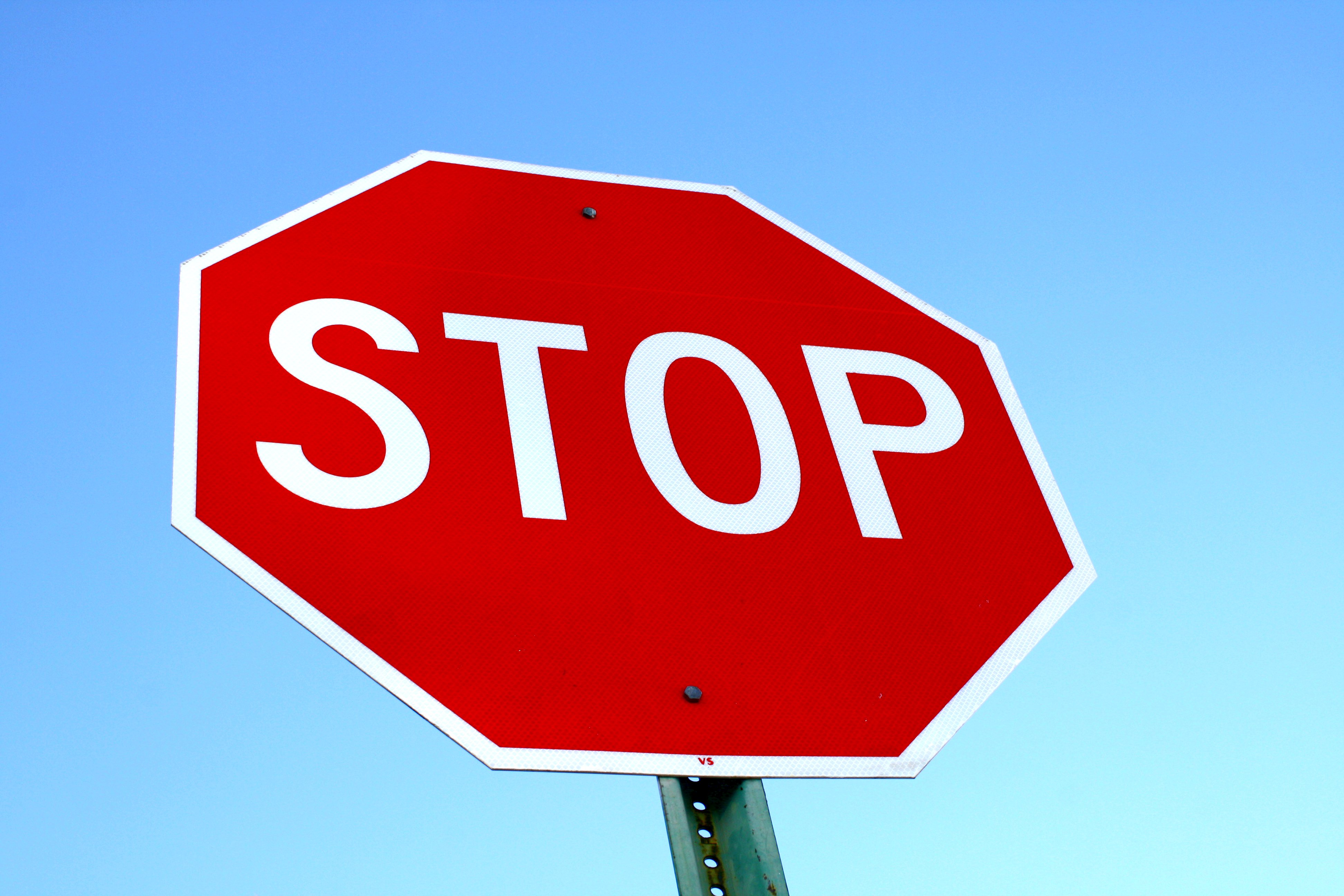 Stop Sign with Blue Sky Picture | Free Photograph | Photos Public Domain - Stop And Shop Promo Code For Existing Customers