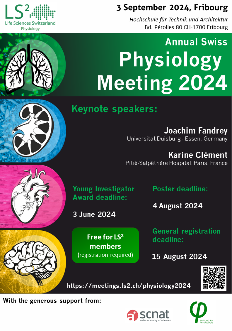 Swiss Physiology Meeting 2024 - meetings.ls2.ch - Integrative Physiology Of Exercise Conference 2024