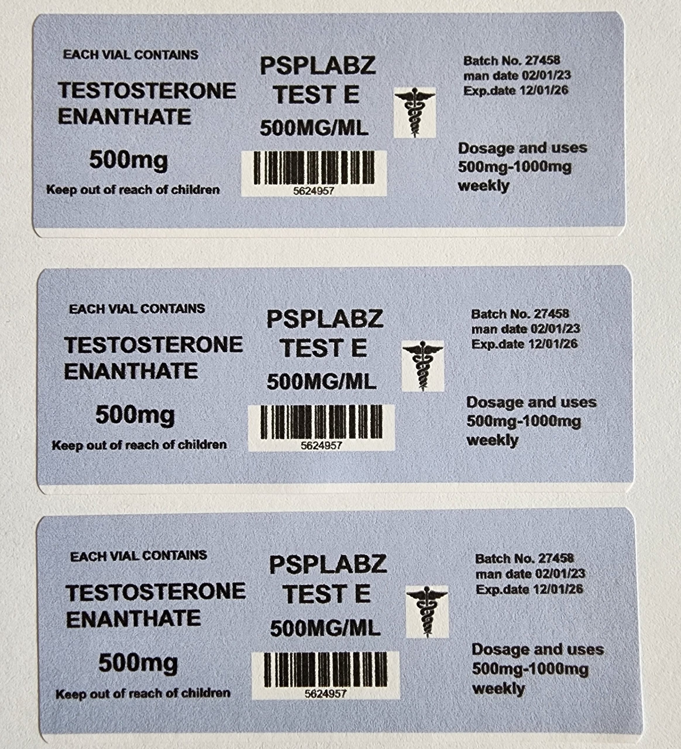 TEST E 500MG | PSP Labz Anabolic Supplements - 500mg Test E Cycle Before After