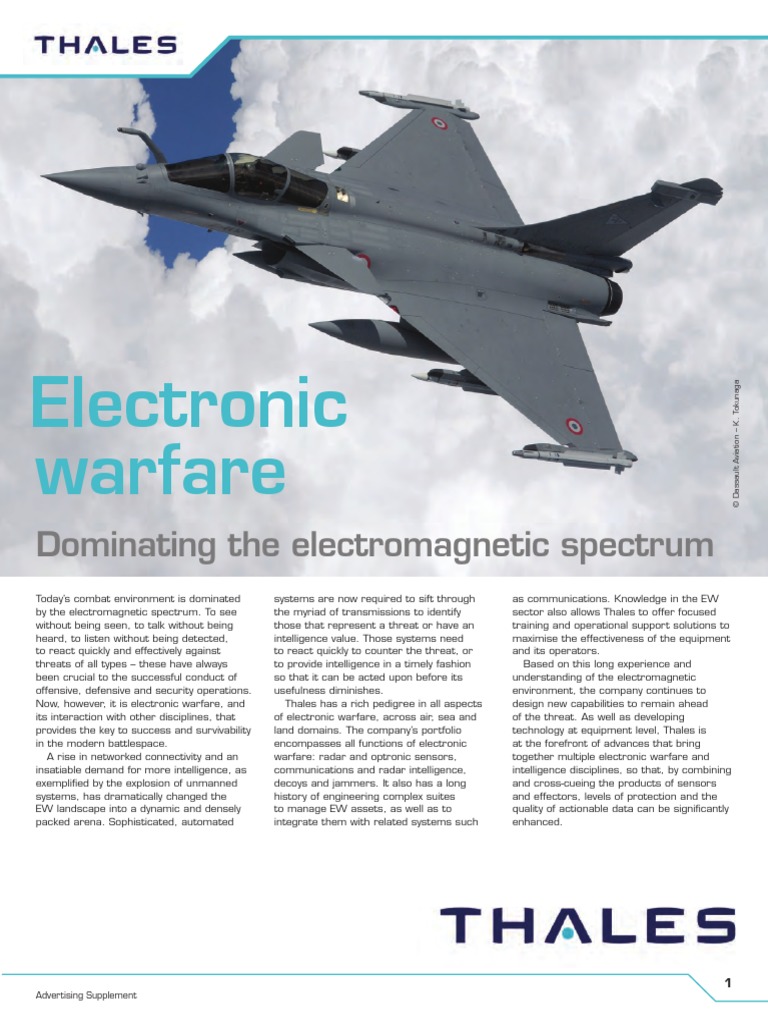 Thales Electronic Warfare Dominating The Electromagnetic Spectrum