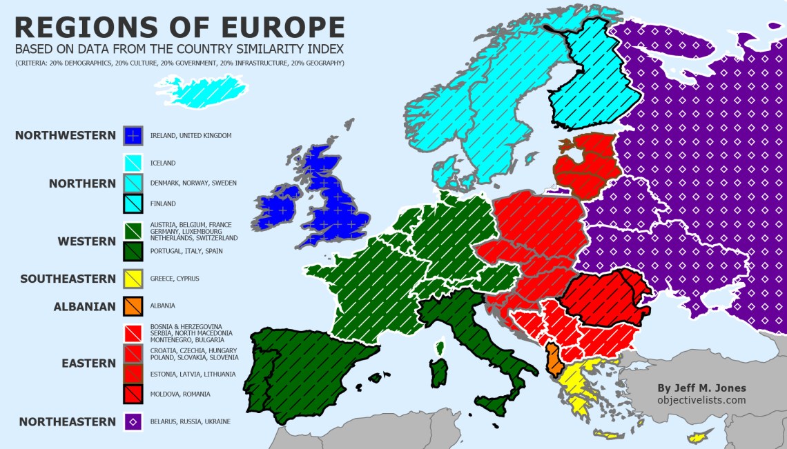 The 7 Unique Regions of Europe - OBJECTIVE LISTS - Does Regions Have A Coin Machine