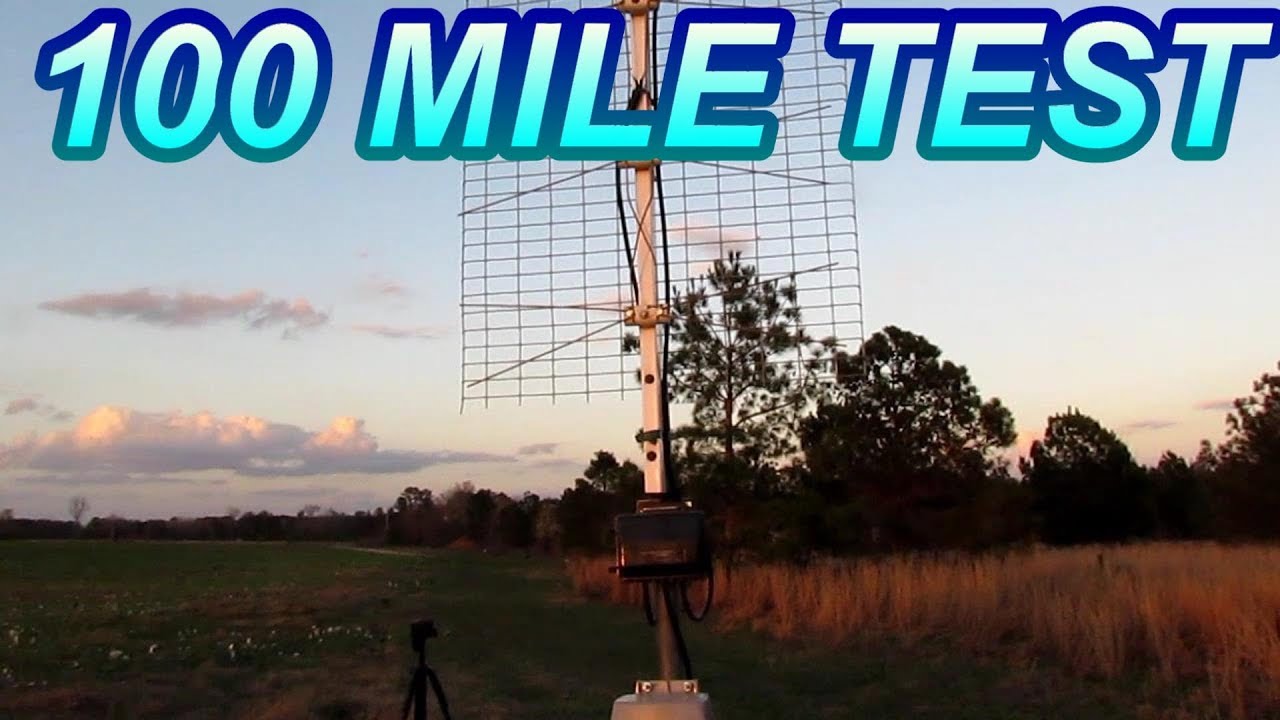 The All In One TV Antenna 100 mile Test - YouTube - Amplified Best Indoor Tv Antenna 100 Mile Range