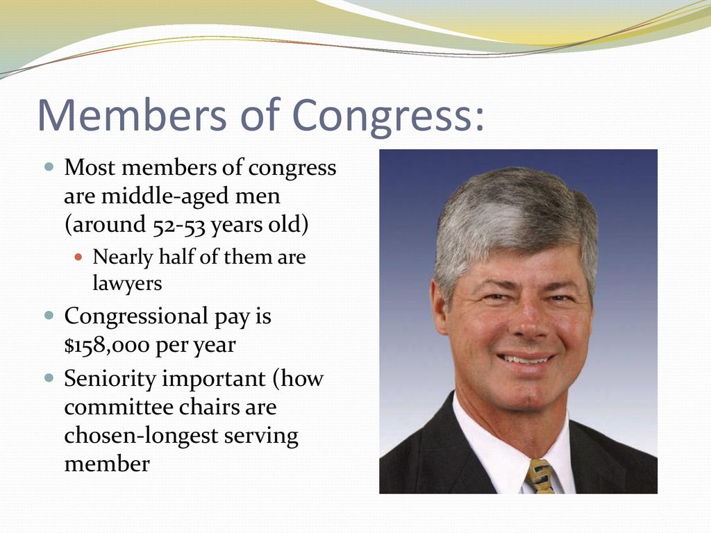The Congress Chapter 10 Section ppt download - How Many Members Of Congress Are Attorneys