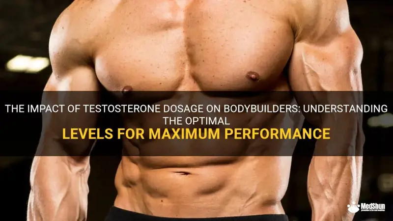 How Much Testosterone Do Bodybuilders Take