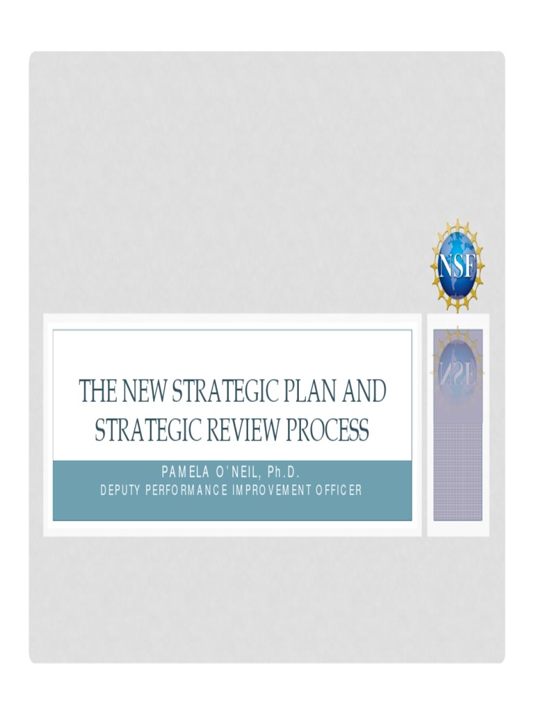 The New Strategic Plan and Strategic Review Process | PDF | National - How Often Should A Company Revise Its Strategic Plan