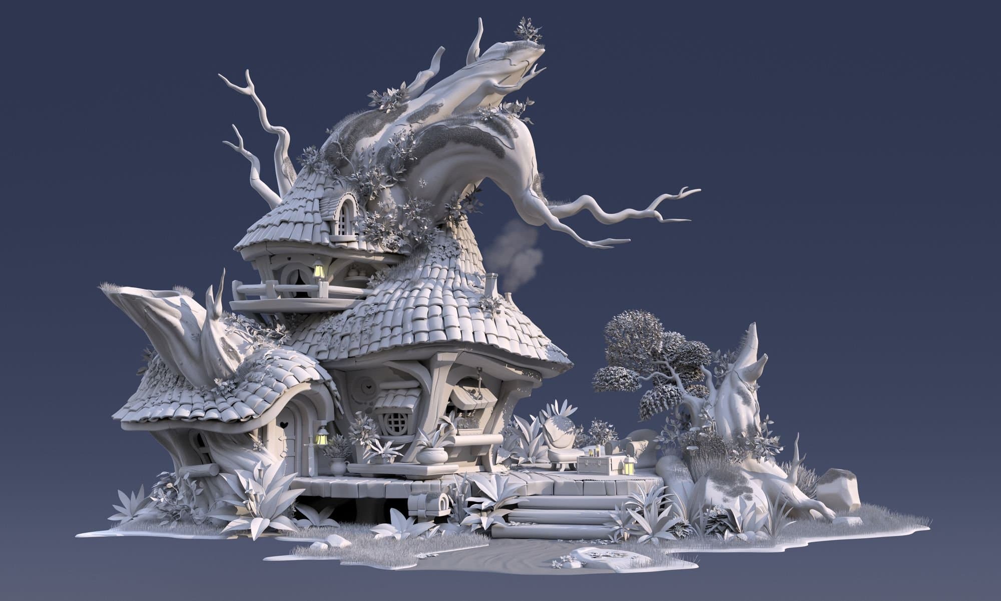 The Treehouse: Creating 3D Environment Art Using Maya and Zbrush - 3d 4d Ultrasound Machine For Sale