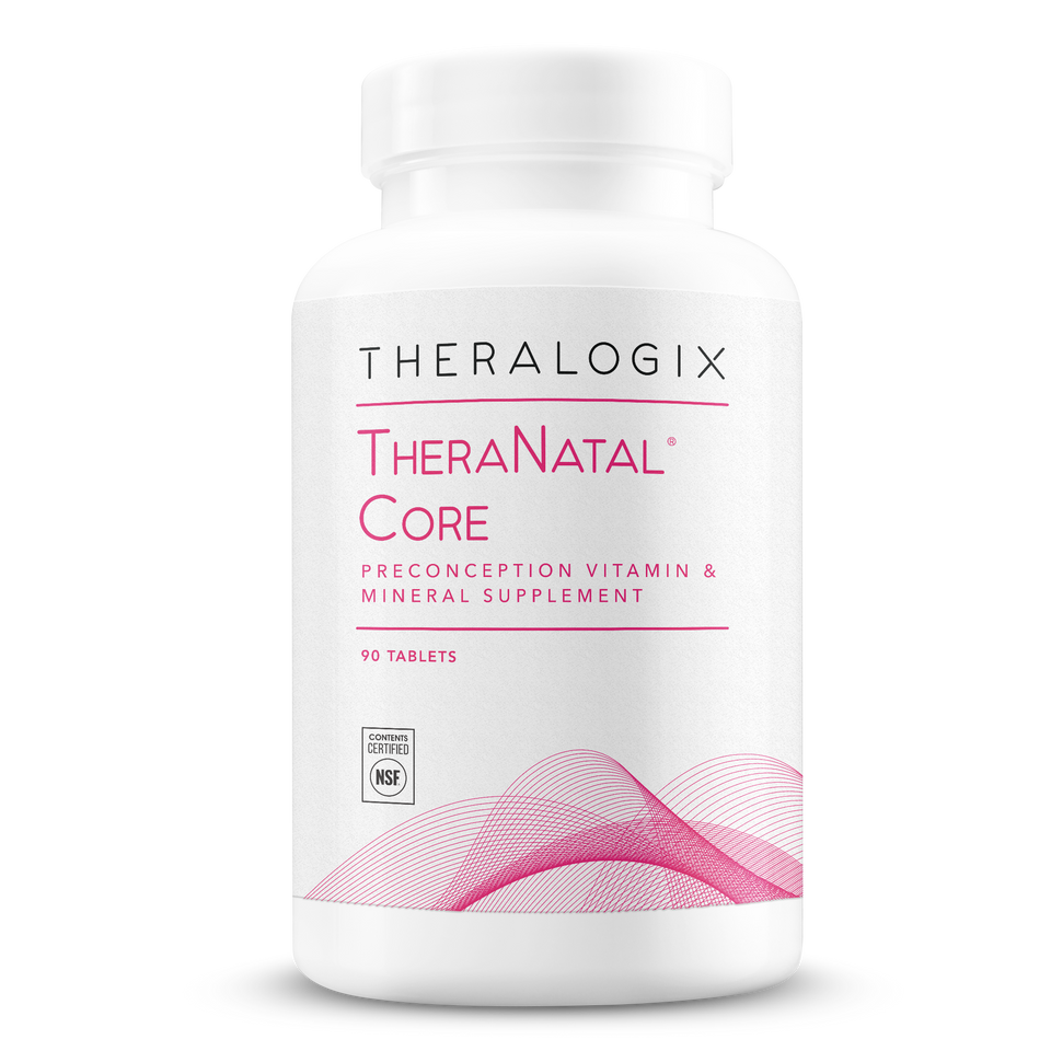 TheraNatal® Core Preconception Vitamin | Theralogix - Theralogix Theranatal Complete Prenatal Vitamin Supplement