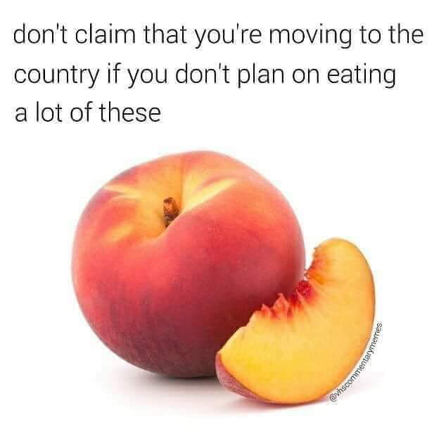 Moving To The Country Eat A Lot Of Peaches