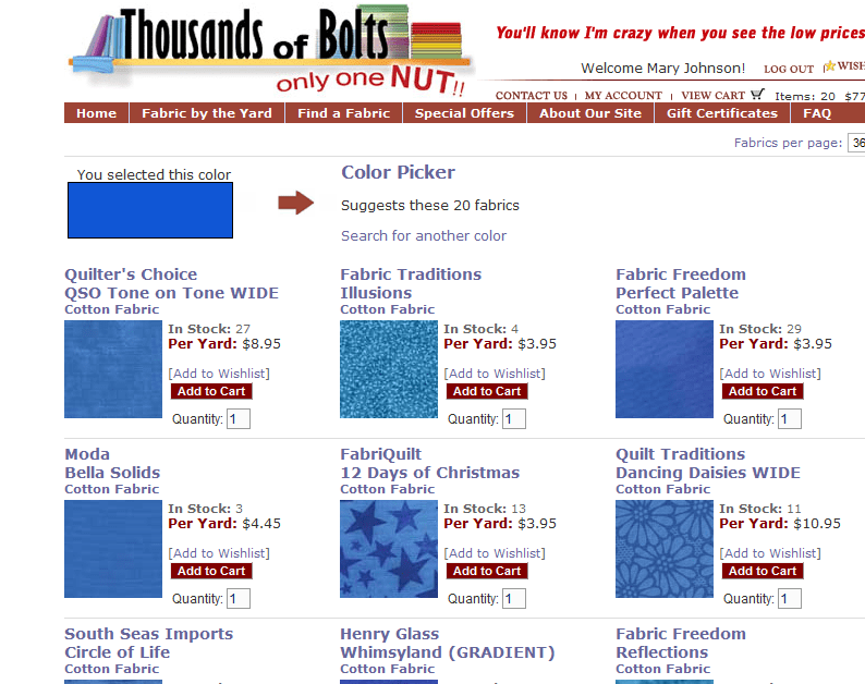 Thousands of bolts – Making Scrap Quilts from Stash - Thousands Of Bolts And One Nut