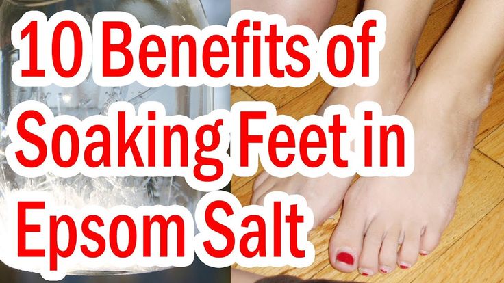 Top 10 Benefits of Soaking Feet in Epsom Salt - YouTube | Epsom salt - Soaking Feet In Epsom Salt For Toenail Fungus