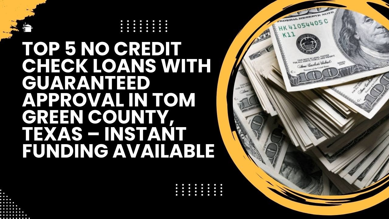 No Credit Check Loans Guaranteed Approval Texas