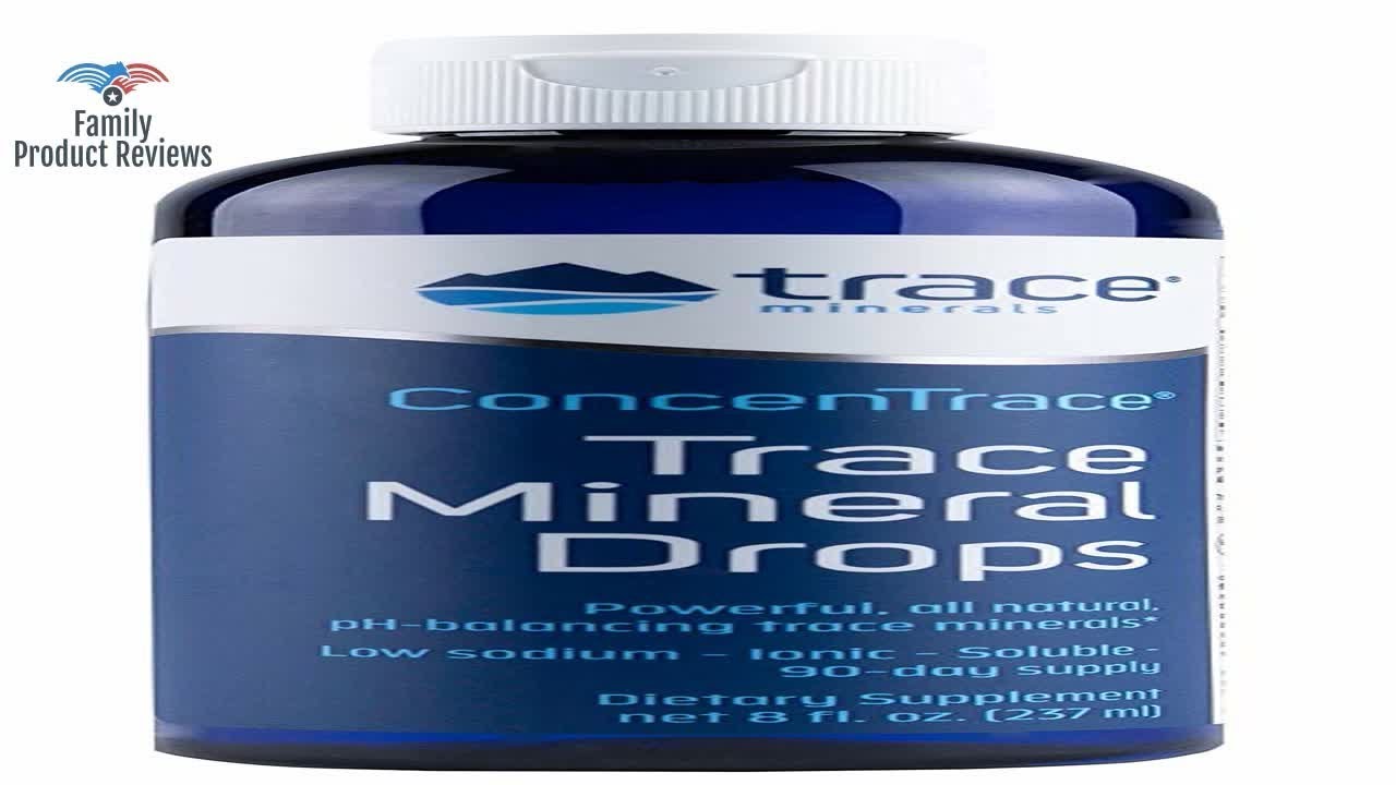 Trace Minerals Research - Concentrace Trace Mineral Drops - 8 Fl Oz - Trace Mineral Drops How To Use