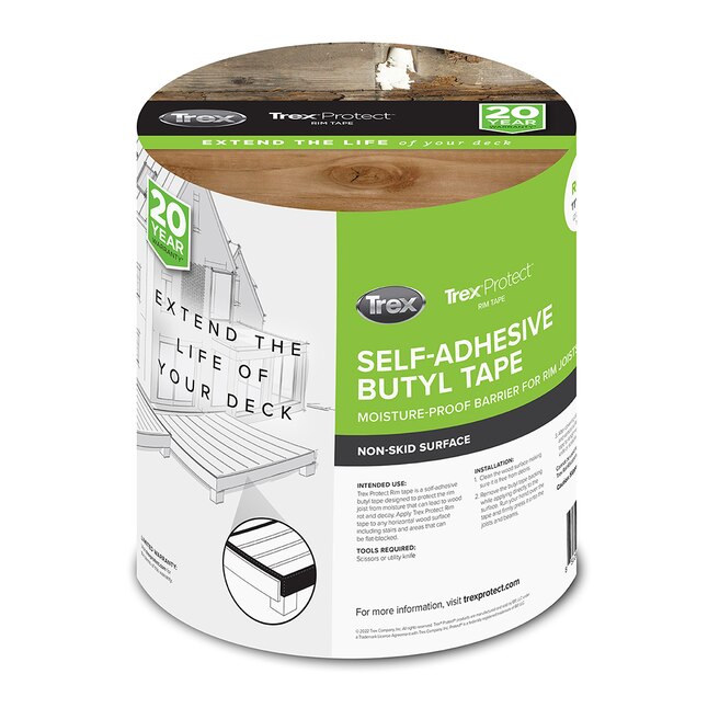 Trex Protect Joist 11-in x 50-ft Butyl Deck Tape in the Deck Tape - Anti Slip Tape For Trex Decking