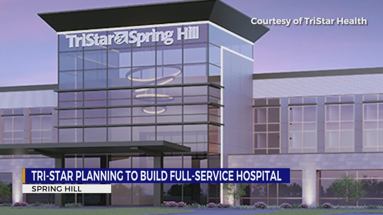 TriStar planning to build full-service hospital in Spring Hill - YouTube - Healthsouth Rehabilitation Hospital Of Spring Hill