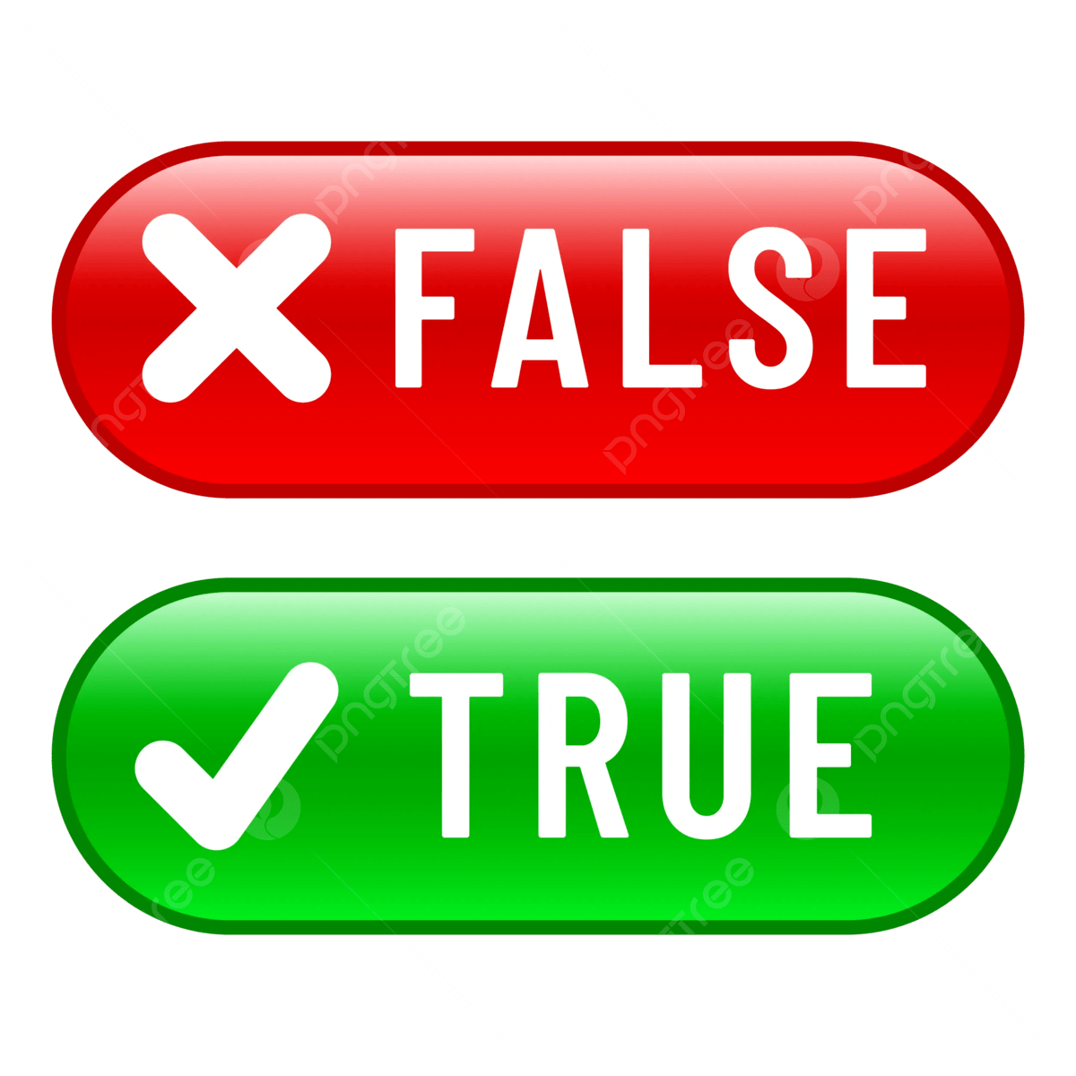 True False Button With Green And Red Color Gradation Vector, Truebutton - True Rest Float Spa San Diego Ca