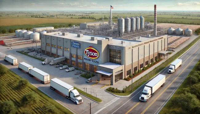 Tyson Foods Announces Sale Of Georgia Poultry Complex.