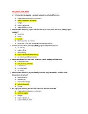 Understanding Project Networks: Activity Sequencing and | Course Hero - Information To Develop A Project Network Is Collected From The