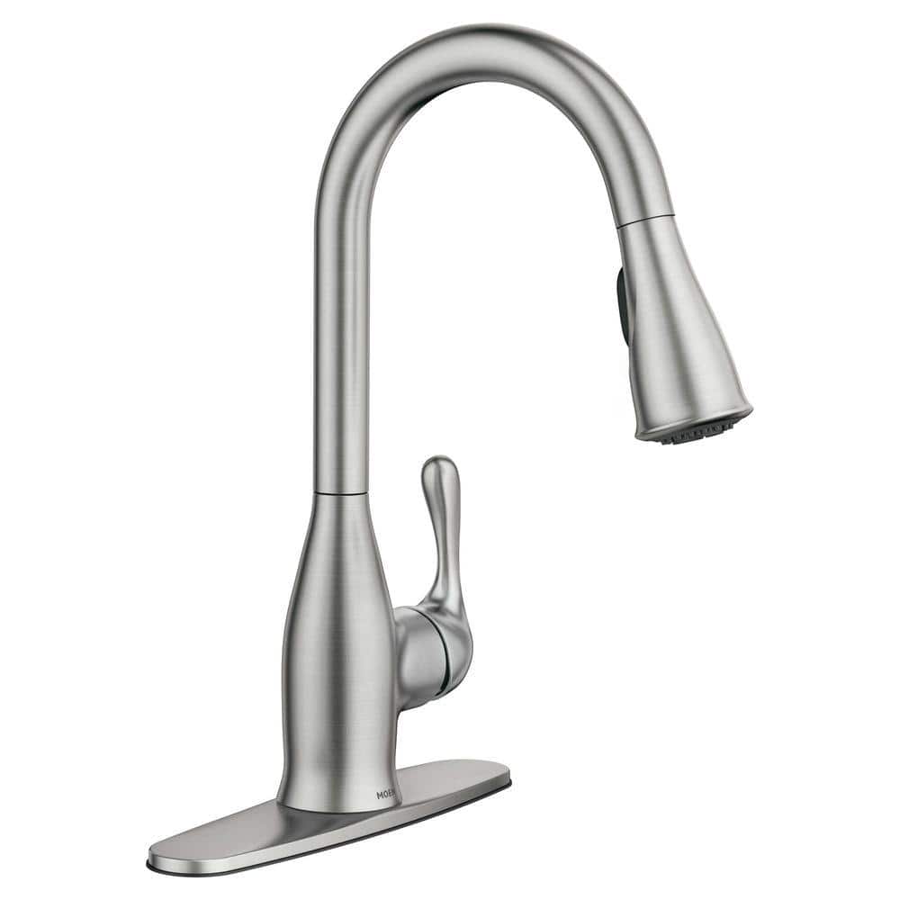 UPC 026508260296 - MOEN Kitchen Kaden Single-Handle Pull-Down Sprayer - Moen Bathroom Faucet With Pull Out Sprayer