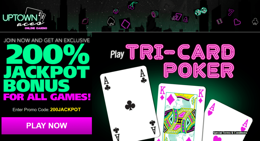 Uptown Aces 200% Jackpot Bonus for All Games - Casino Bonus Codes 365 - Uptown Aces Casino 100 No Deposit Bonus Codes