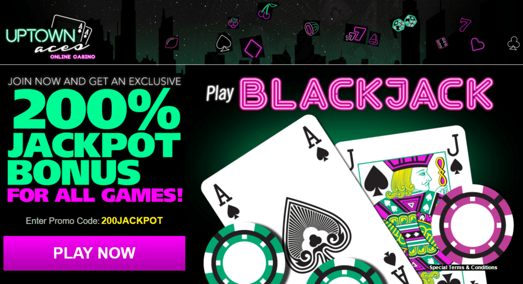 Uptown Aces 200% Jackpot Bonus for All Games - Casino Bonus Codes 365 - Uptown Aces $50 No Deposit Bonus