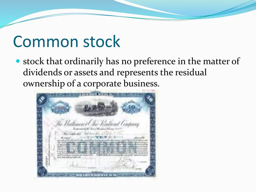 Vocabulary for Financial Literacy - ppt download - Outstanding Common Stock Refers To The Total Number Of Shares
