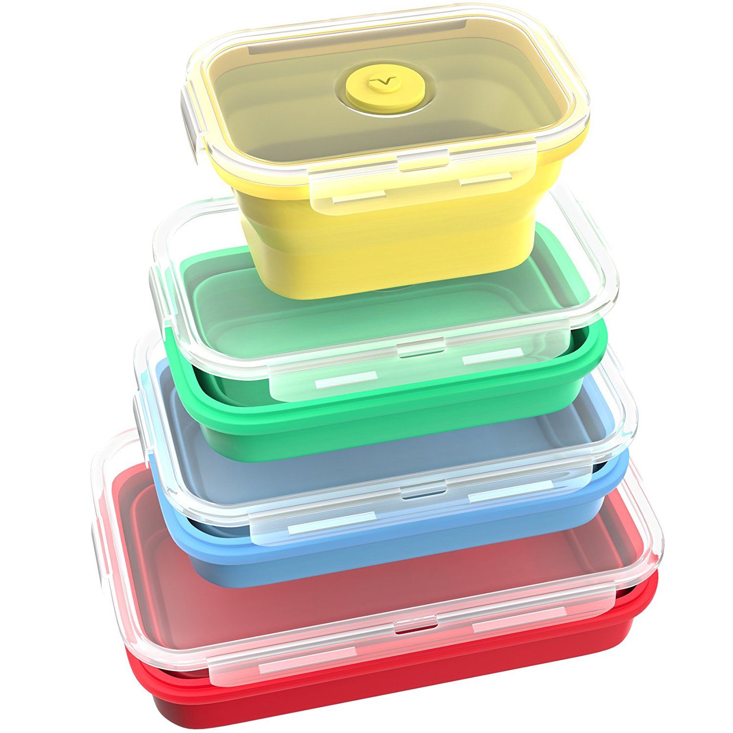Stainless Steel Food Containers With Silicone Lids