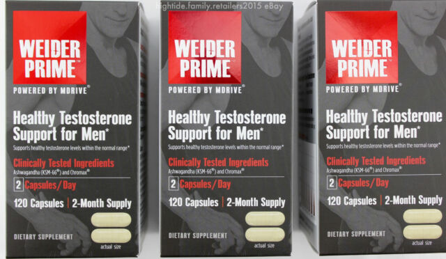 Weider Prime M-Drive Men's Testosterone Support, 120 Capsules | eBay - Does Weider Prime Testosterone Support Work