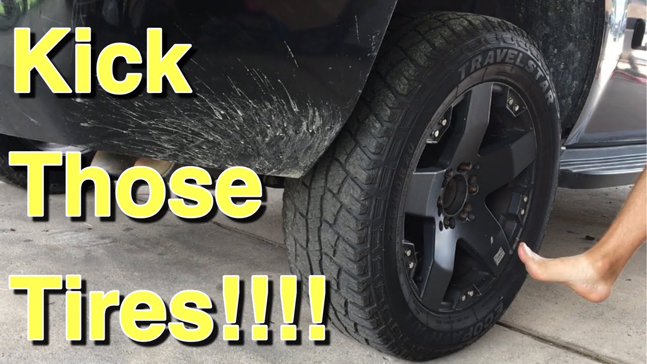 What does Kick The Tires Mean? Used Car Advice. - YouTube - Refers To The Grip Of The Tire On The Road