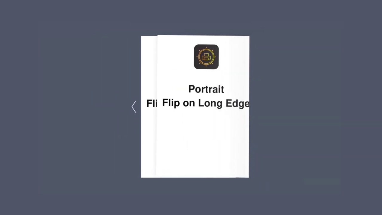 What Is: 2-Sided Printing - Long Edge vs Short Edge - YouTube - Print On Both Sides Flip On Short Edge Meaning