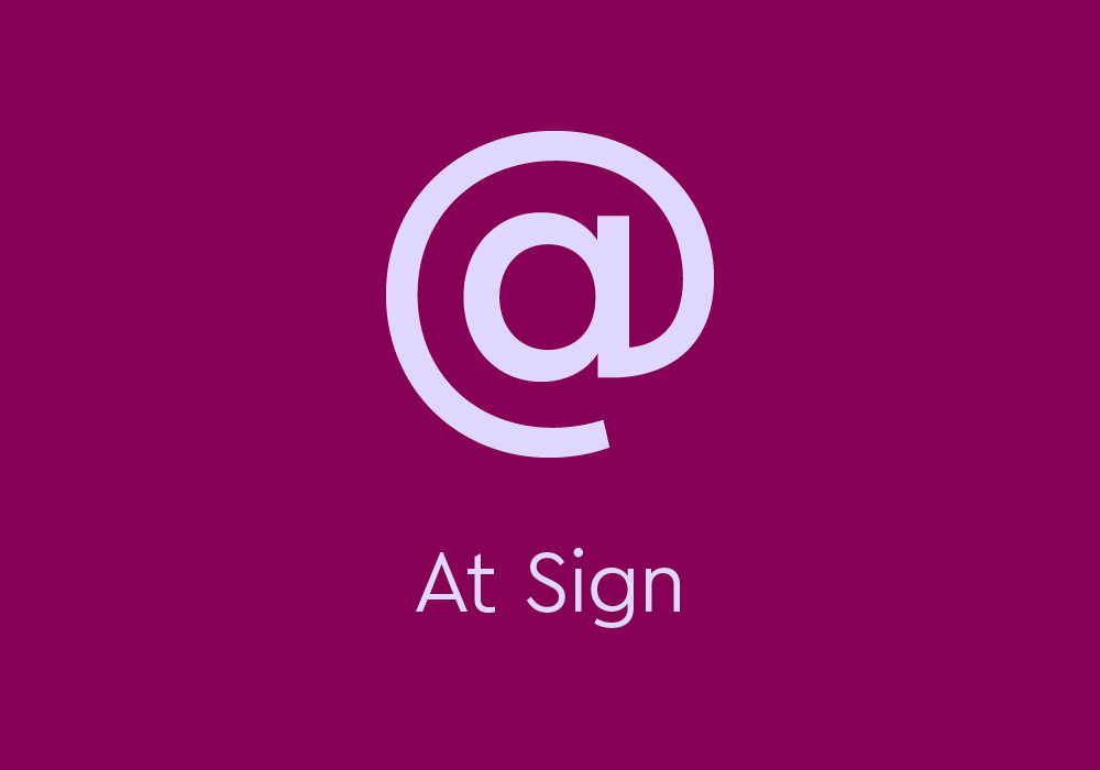 What Is An At Sign ( @ ) & How Do You To Use It? | Thesaurus.com - At Home Nail Fungus Laser Reviews