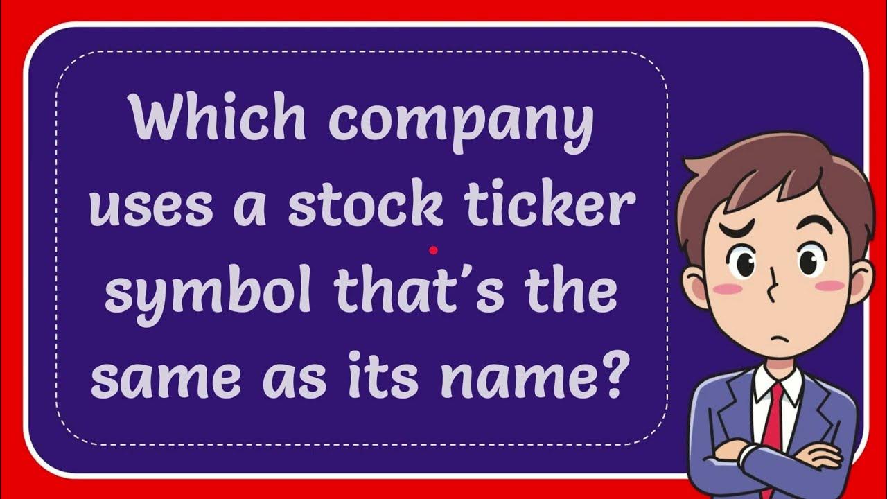 Which company uses a stock ticker symbol that's the same as its name - Monterey Capital Acquisition Corporation Tick Symbol