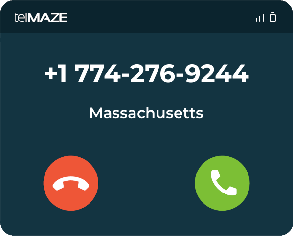 Who is 7742769244 / (774) 276-9244 from Massachusetts - telMAZE - Lookup 1 774 202 4422 Bedford