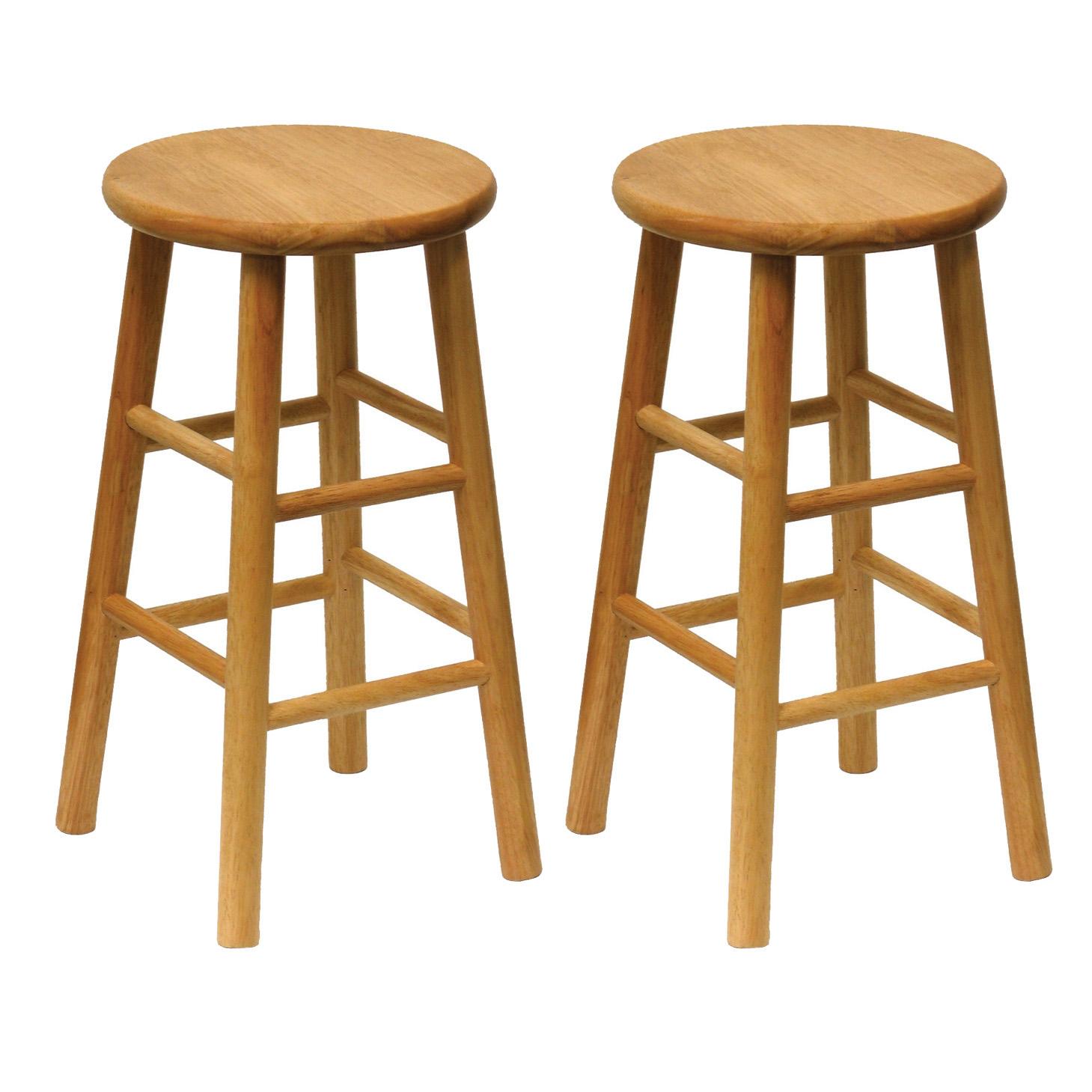 Winsome Wood Wood 24-Inch Counter Stools, Set of 2, Natural Finish - Stool Sample Tests To Boost Hospital Revenue 2024