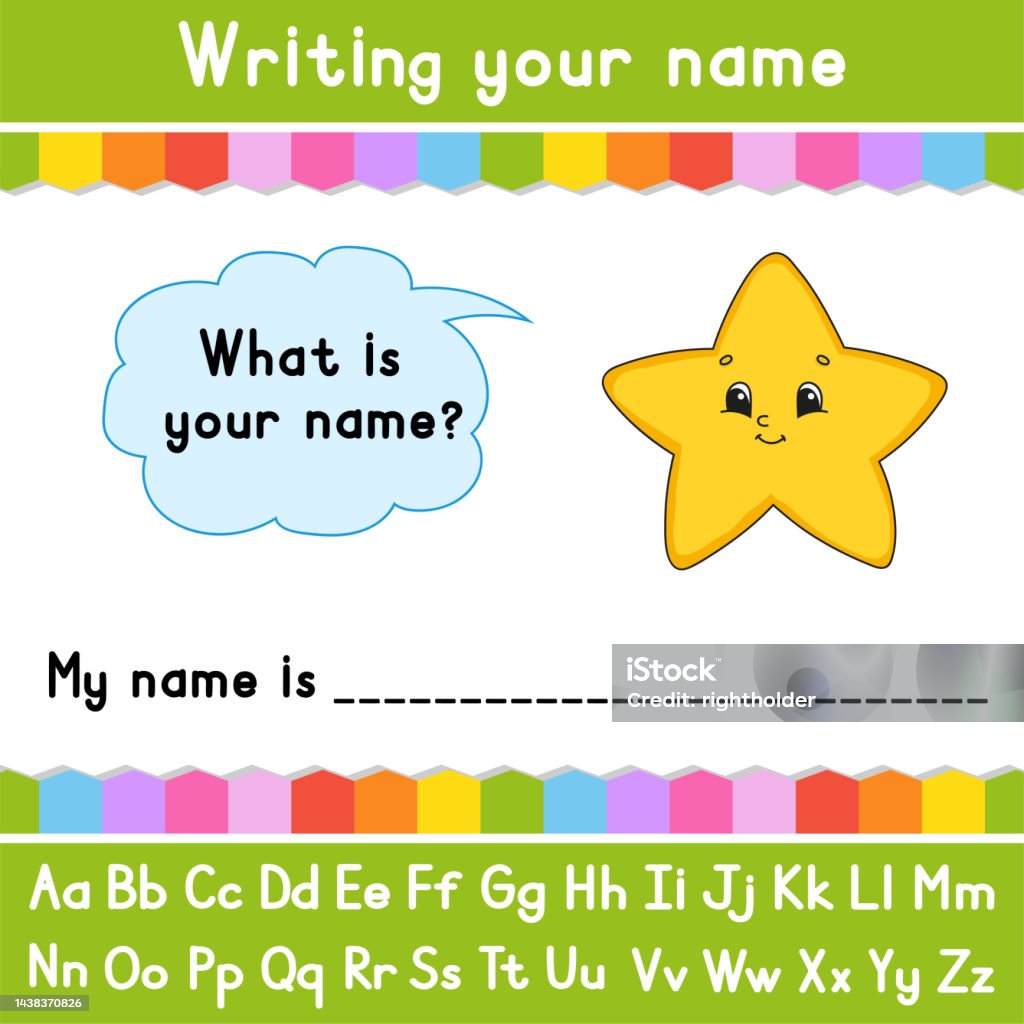 Writing Your Name Educational Activity Worksheet For Kids And Toddlers - Name Of Slot Machine Luck Has Arrived Frog With Coins