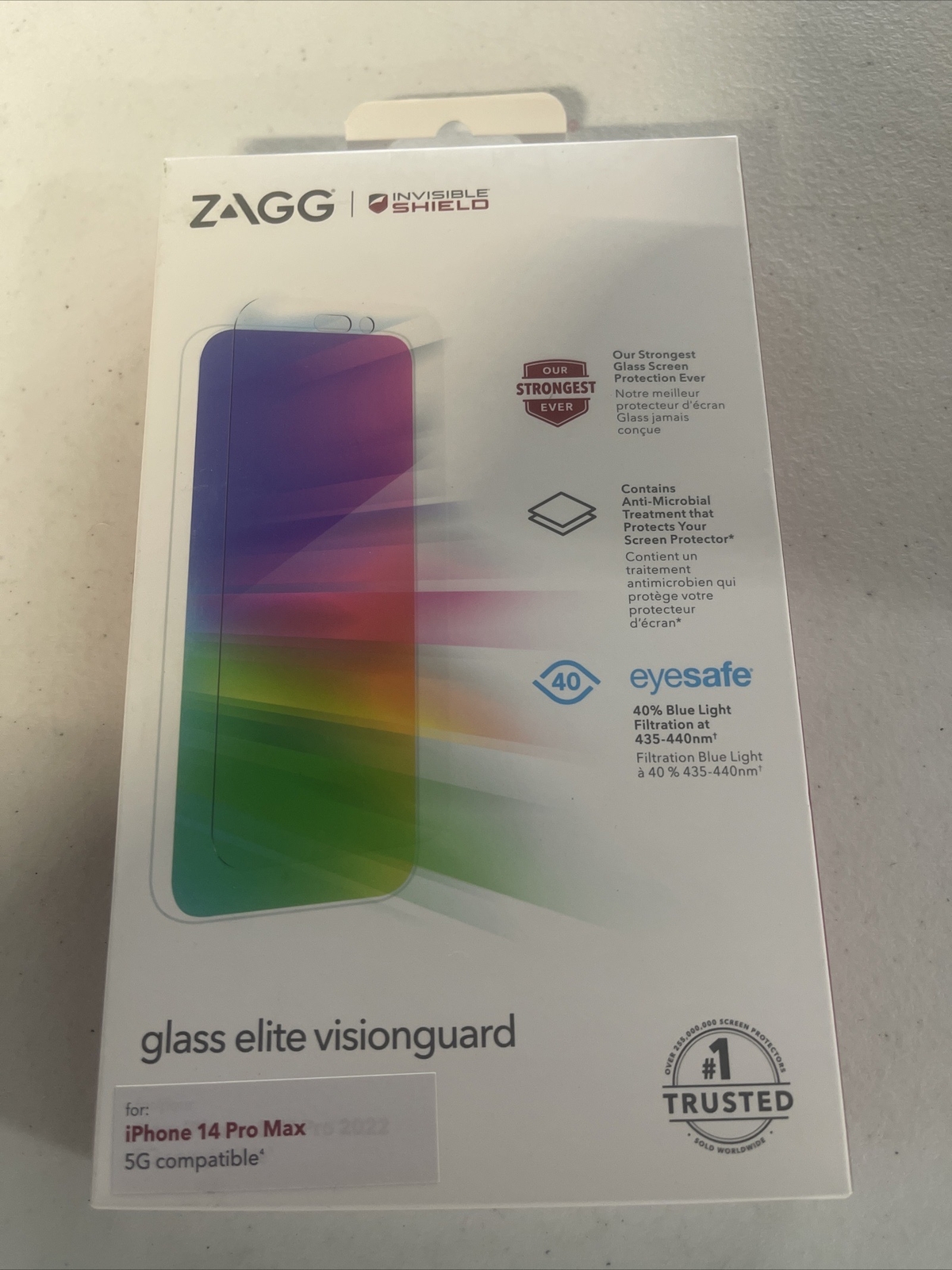 ZAGG InvisibleShield Glass Elite VisionGuard Eyesafe for Apple iPhone - Invisibleshield Glass Elite Privacy 360 Apple Iphone 14 Pro Max